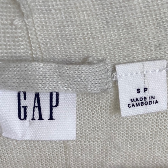 GAP Linen Blend Belted Cardigan NWT - Picture 5 of 7